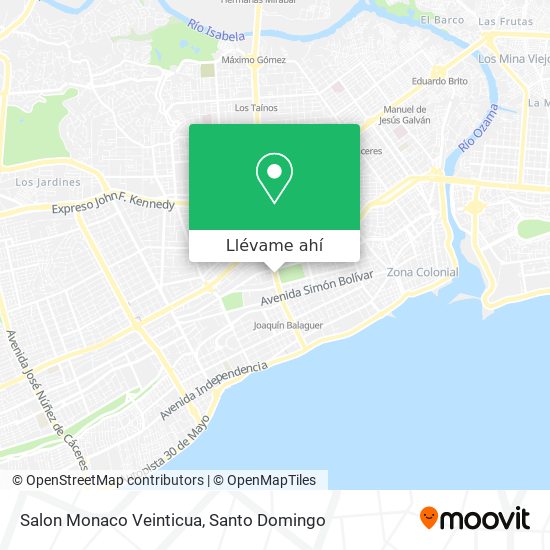 Mapa de Salon Monaco Veinticua