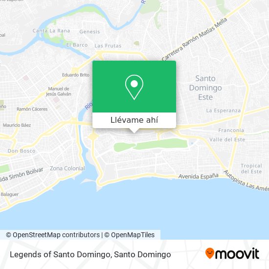 Mapa de Legends of Santo Domingo