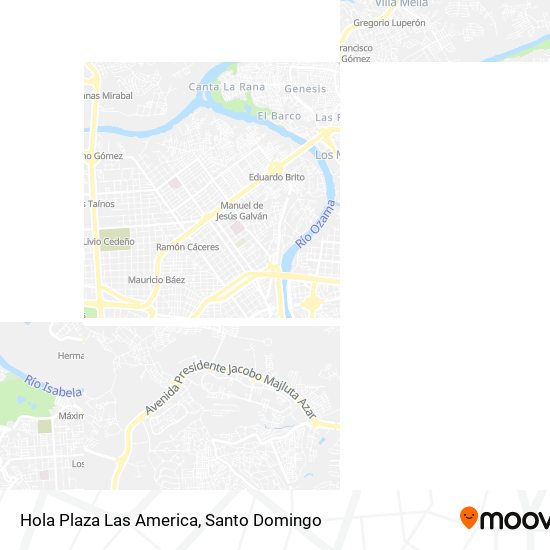 Mapa de Hola Plaza Las America