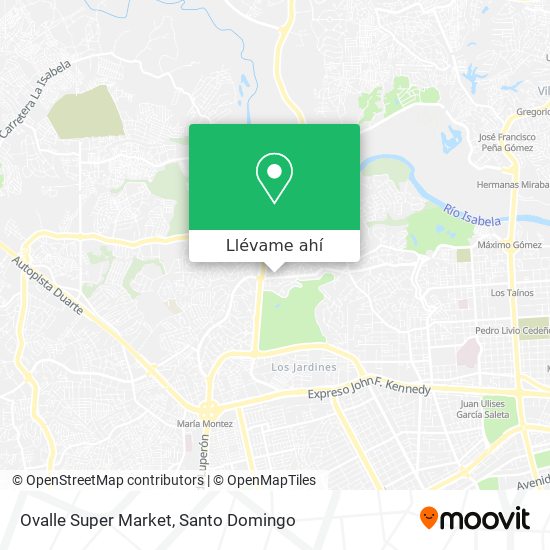 Mapa de Ovalle Super Market