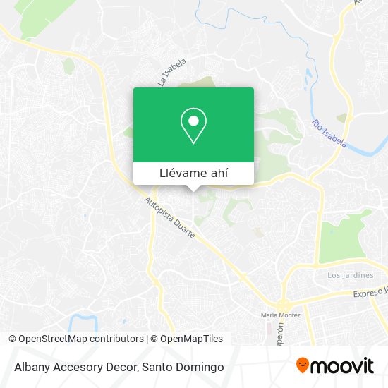 Mapa de Albany Accesory Decor