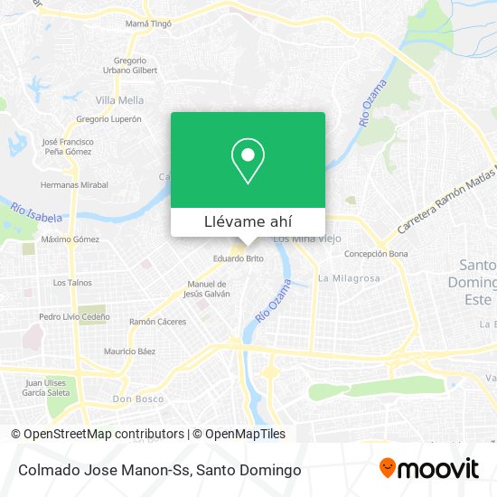 Mapa de Colmado Jose Manon-Ss
