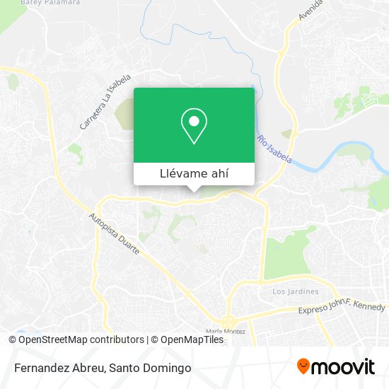 Mapa de Fernandez Abreu
