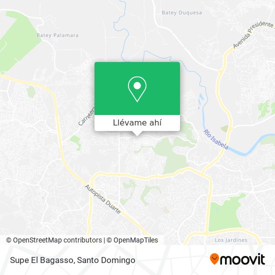 Mapa de Supe El Bagasso