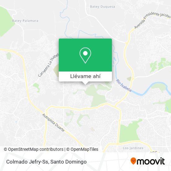 Mapa de Colmado Jefry-Ss