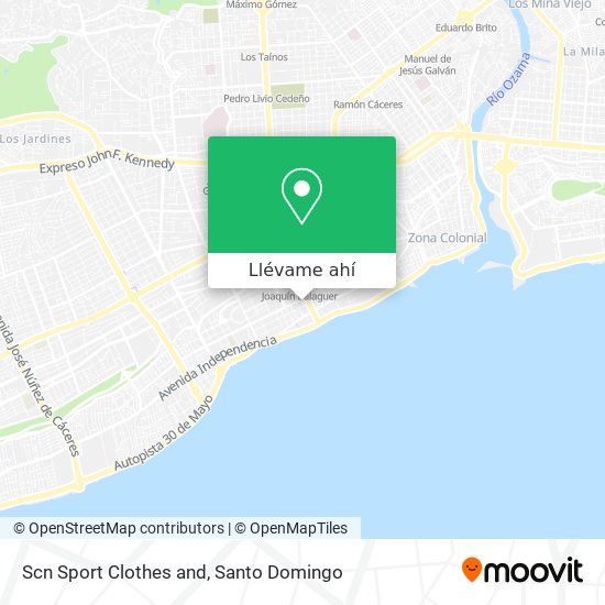 Mapa de Scn Sport Clothes and