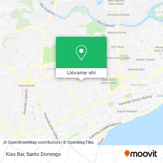 Mapa de Kiss Bar