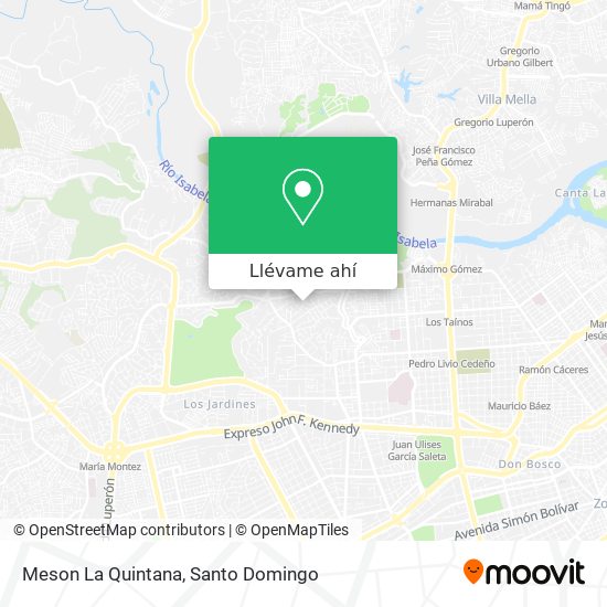 Mapa de Meson La Quintana