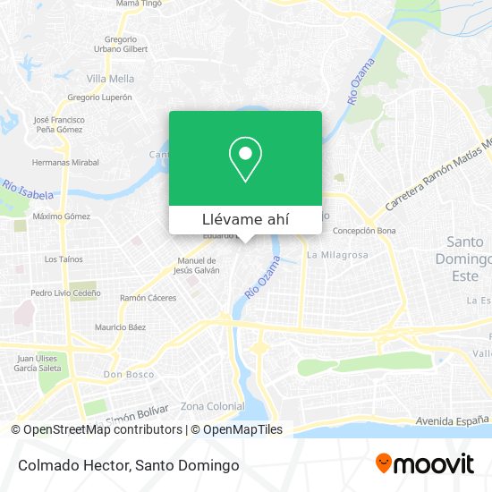 Mapa de Colmado Hector