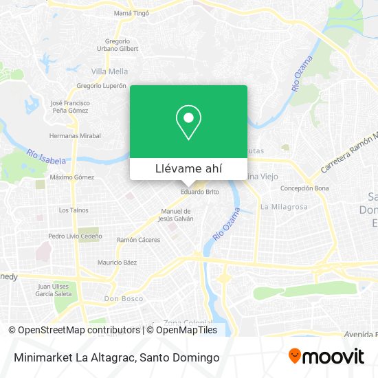 Mapa de Minimarket La Altagrac