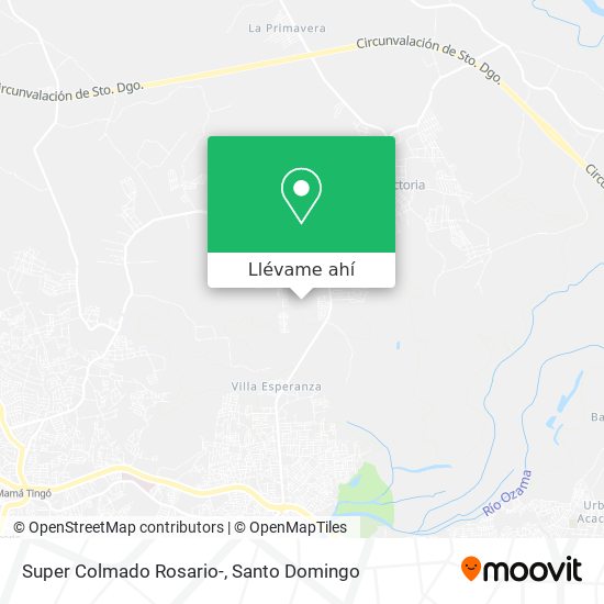 Mapa de Super Colmado Rosario-