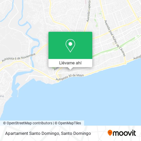 Mapa de Apartament Santo Domingo