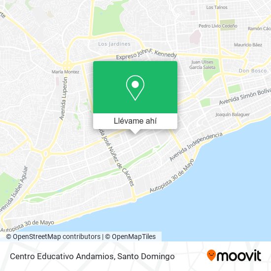 Mapa de Centro Educativo Andamios