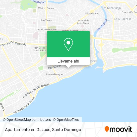 Mapa de Apartamento en Gazcue