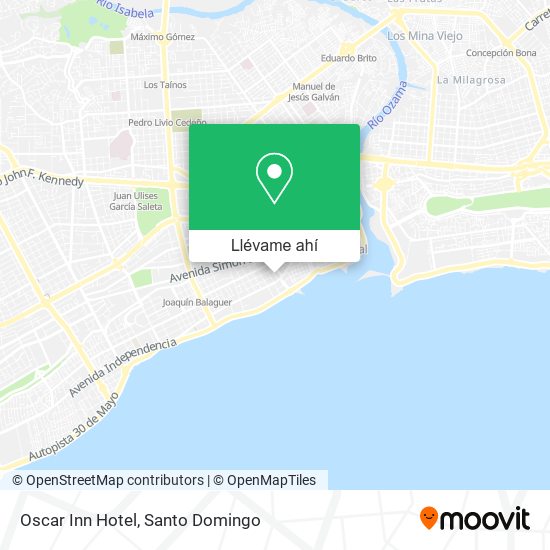 Mapa de Oscar Inn Hotel