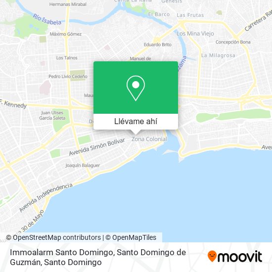Mapa de Immoalarm Santo Domingo, Santo Domingo de Guzmán