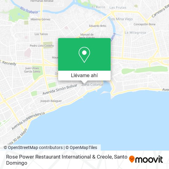 Mapa de Rose Power Restaurant International & Creole