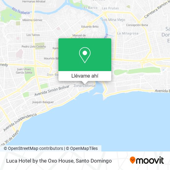 Mapa de Luca Hotel by the Oxo House