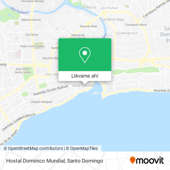Mapa de Hostal Dominico Mundial