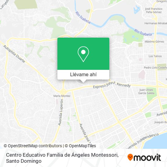Mapa de Centro Educativo Familia de Ángeles Montessori