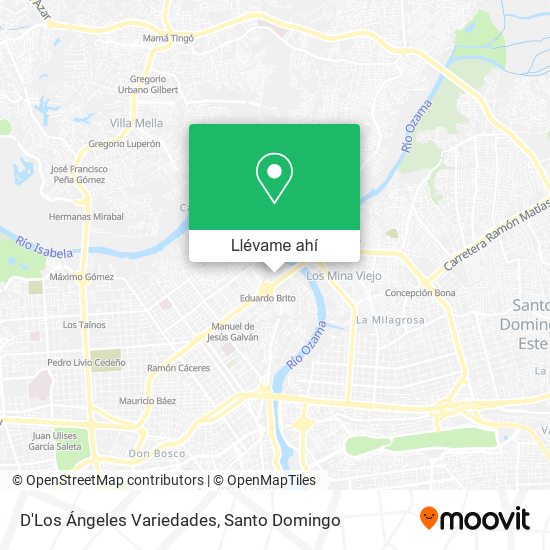 Mapa de D'Los Ángeles Variedades