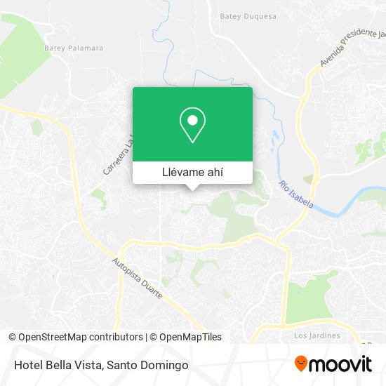 Mapa de Hotel Bella Vista
