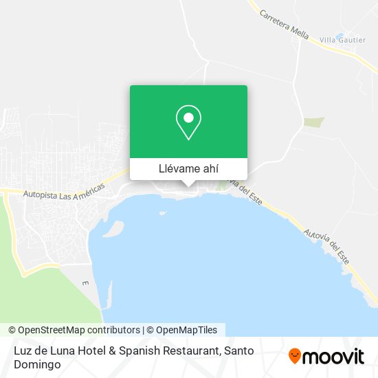 Mapa de Luz de Luna Hotel & Spanish Restaurant