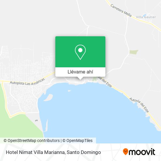 Mapa de Hotel Nimat Villa Marianna