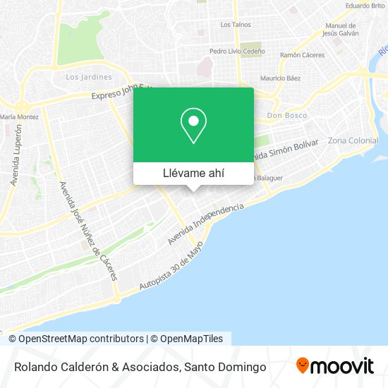 Mapa de Rolando Calderón & Asociados