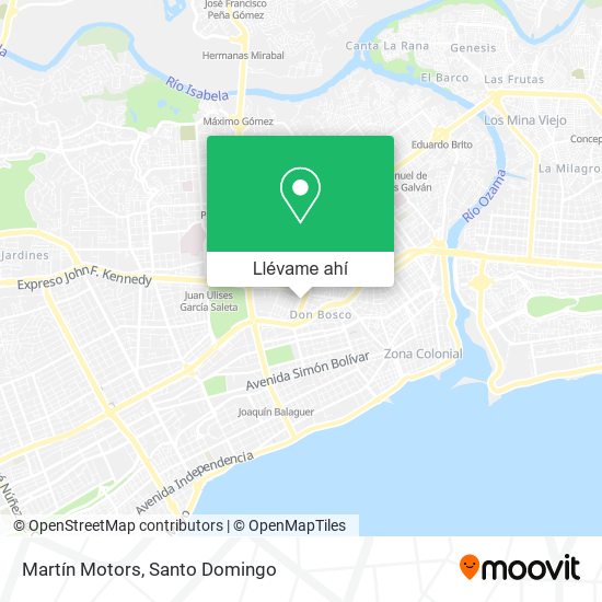 Mapa de Martín Motors