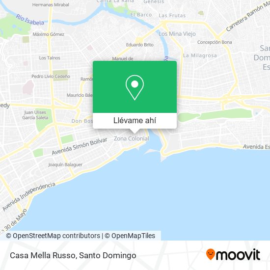 Mapa de Casa Mella Russo