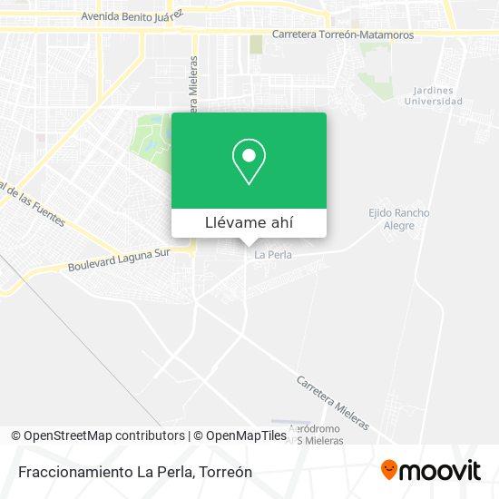 Cómo llegar a Fraccionamiento La Perla en Matamoros en Autobús?