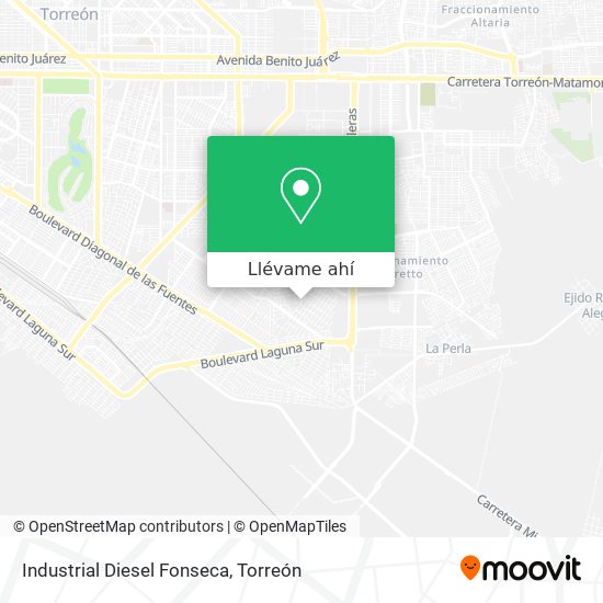 Mapa de Industrial Diesel Fonseca