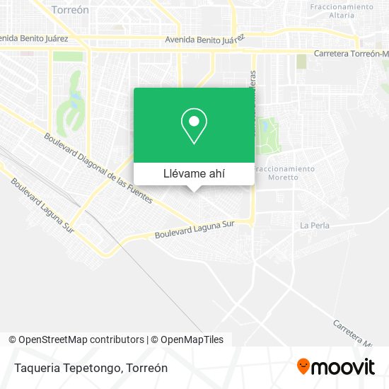 Mapa de Taqueria Tepetongo