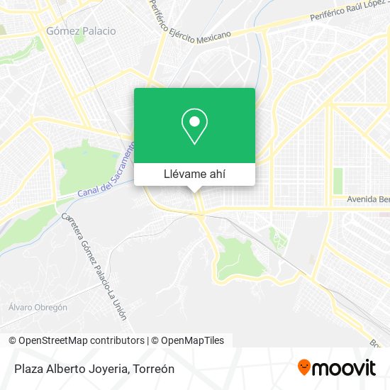 Mapa de Plaza Alberto Joyeria