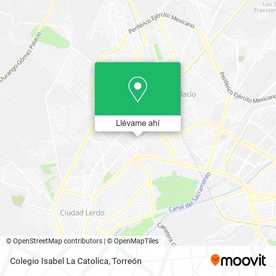 Mapa de Colegio Isabel La Catolica