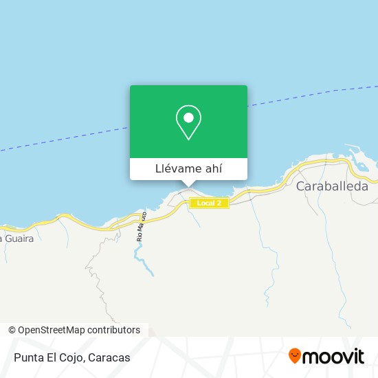Mapa de Punta El Cojo