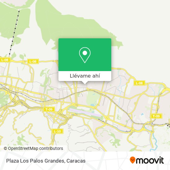 Mapa de Plaza Los Palos Grandes