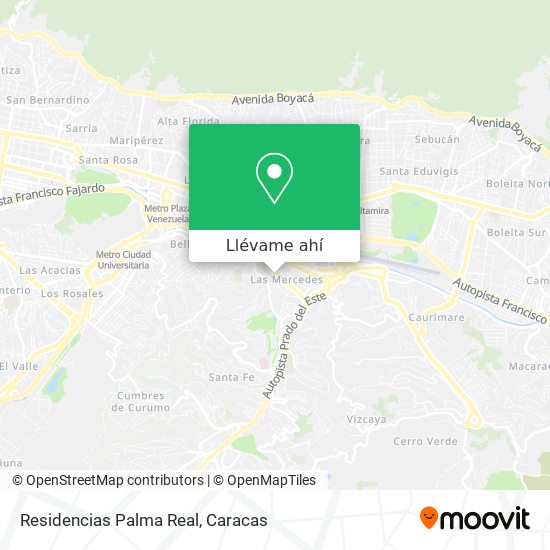 Mapa de Residencias Palma Real