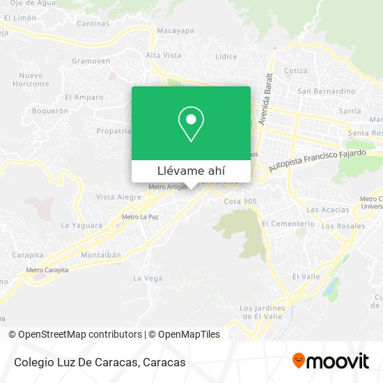 Mapa de Colegio Luz De Caracas