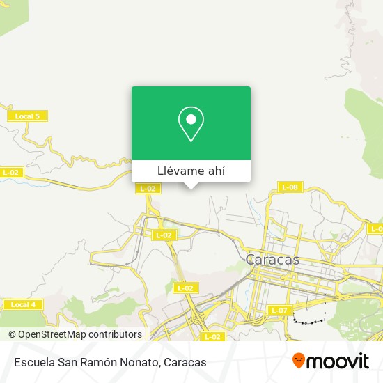 Mapa de Escuela San Ramón Nonato