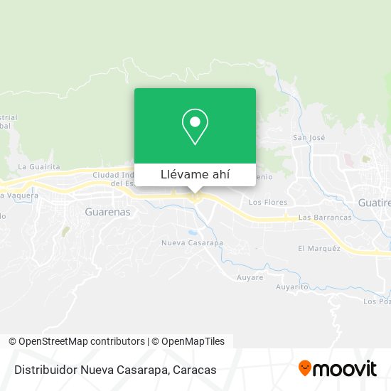 Mapa de Distribuidor Nueva Casarapa