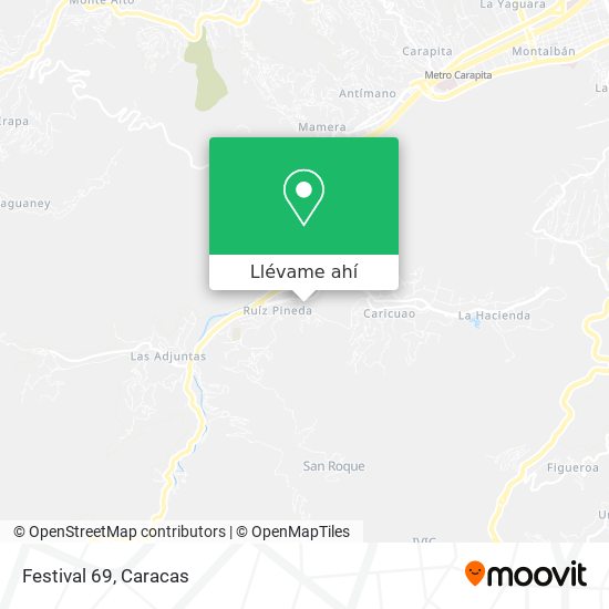 Mapa de Festival 69