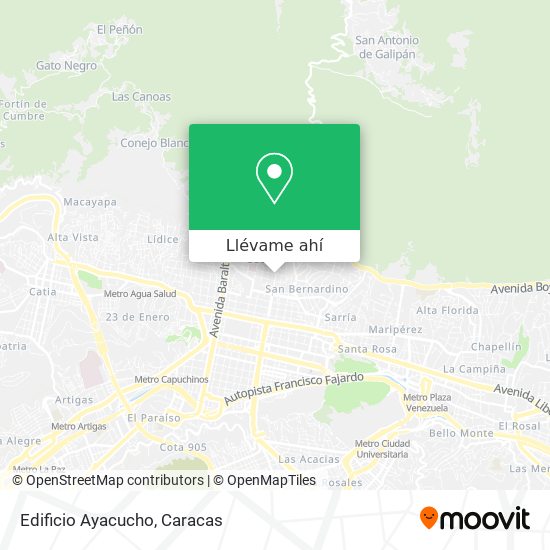Mapa de Edificio Ayacucho