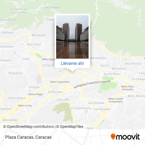 Mapa de Plaza Caracas