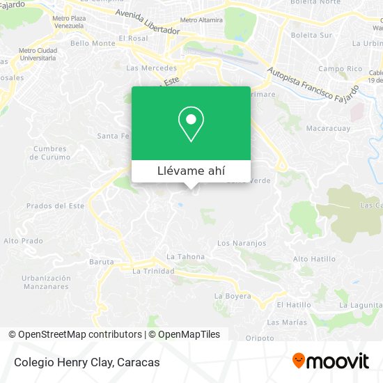 Mapa de Colegio Henry Clay