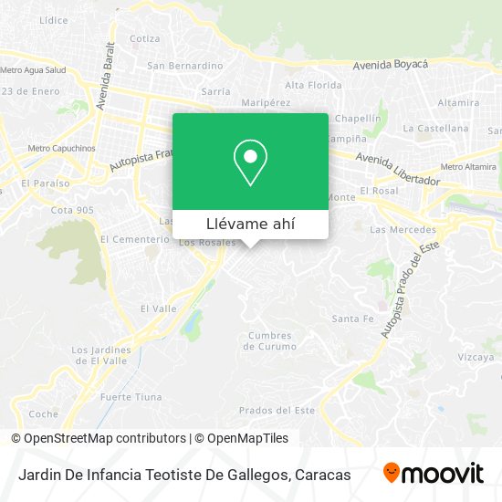 Mapa de Jardin De Infancia Teotiste De Gallegos
