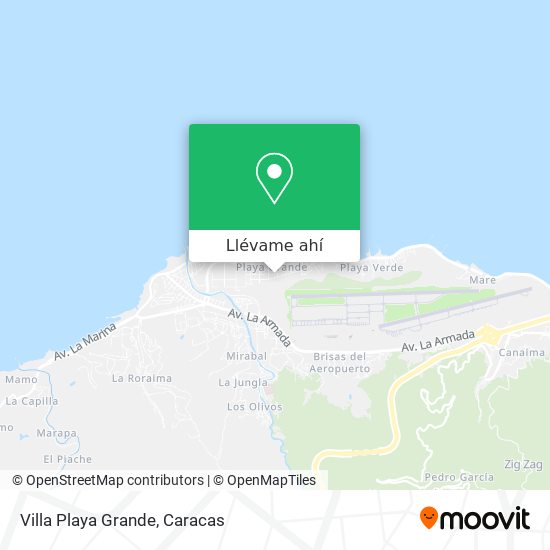 Mapa de Villa Playa Grande