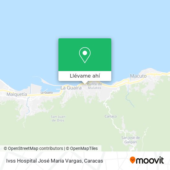Mapa de Ivss Hospital José María Vargas