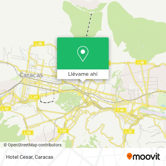 Mapa de Hotel Cesar